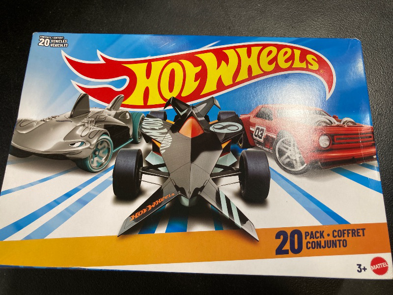Photo 1 of Hot Wheels Toy Cars & Trucks 20 Pack, Set of 20 1:64 Scale Vehicles for Play or Display, Instant Collection (Styles May Vary) (Amazon Exclusive)