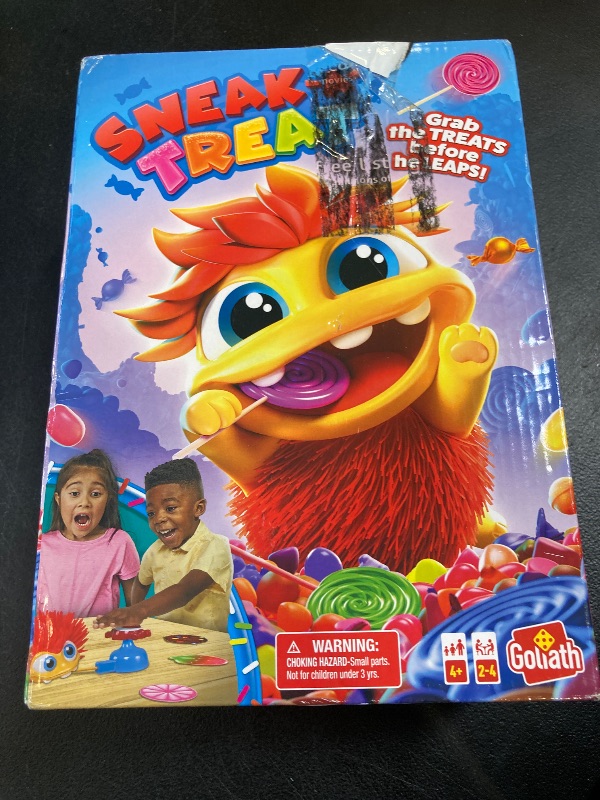 Photo 1 of Goliath Sneak-A-Treat Game - Grab The Treats Before The Candy Critter Leaps! - Preschool Game, Ages 4 and Up, 2-4 Players