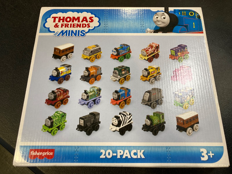 Photo 1 of Thomas & Friends Toy Trains MINIS 20 Pack of Miniature Push-Along Engines & Railway Vehicles for Pretend Play? Preschool Kids Ages 3+ Years (Amazon Exclusive)