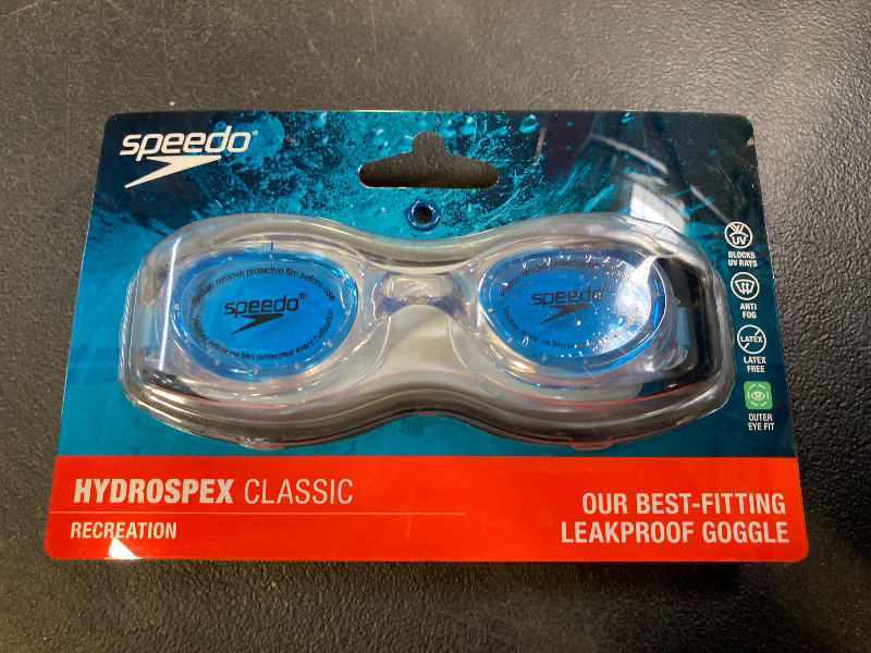 Photo 1 of Speedo Unisex-Adult Swim Goggles Hydrospex Classic, Light Blue