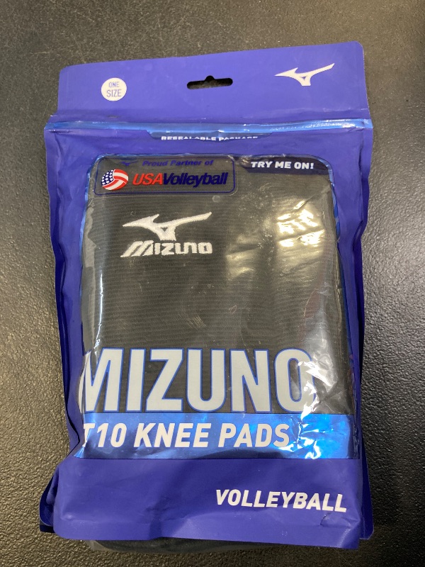 Photo 1 of Mizuno T10 Plus Kneepad, ADULT Volleyball Kneepad, Black, One Size