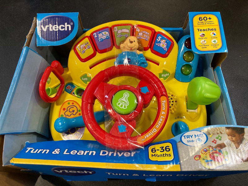 Photo 1 of VTech Turn and Learn Driver, Yellow