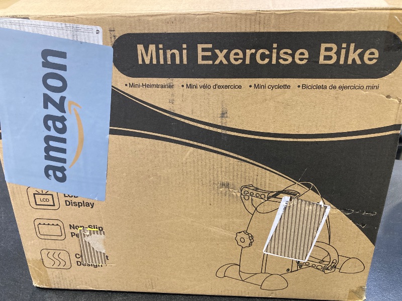 Photo 1 of Mini Exercise Bike, himaly Under Desk Bike Pedal Exerciser Portable Foot Cycle Arm & Leg Peddler Machine with LCD Screen Displays