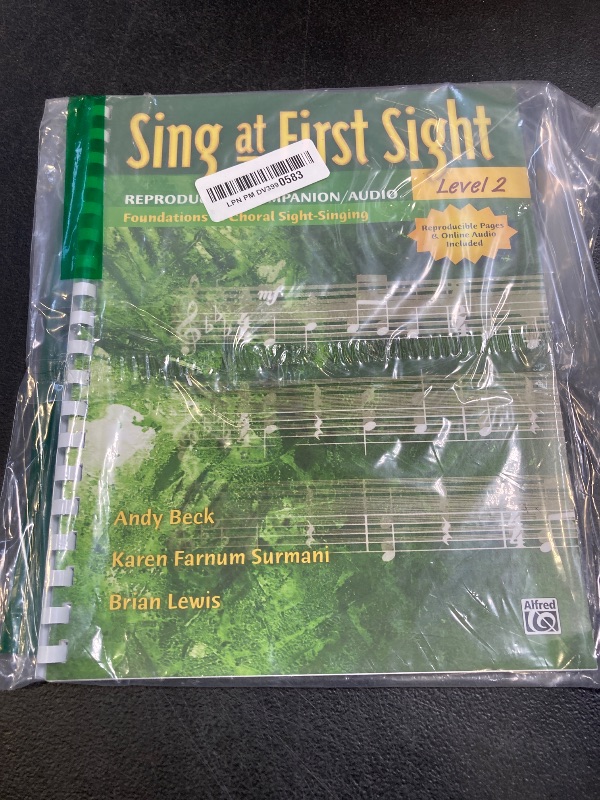 Photo 1 of Sing at First Sight Reproducible Companion, Bk 2: Foundations in Choral Sight-Singing, Comb Bound Book & Online Audio (Sing at First Sight, Bk 2)