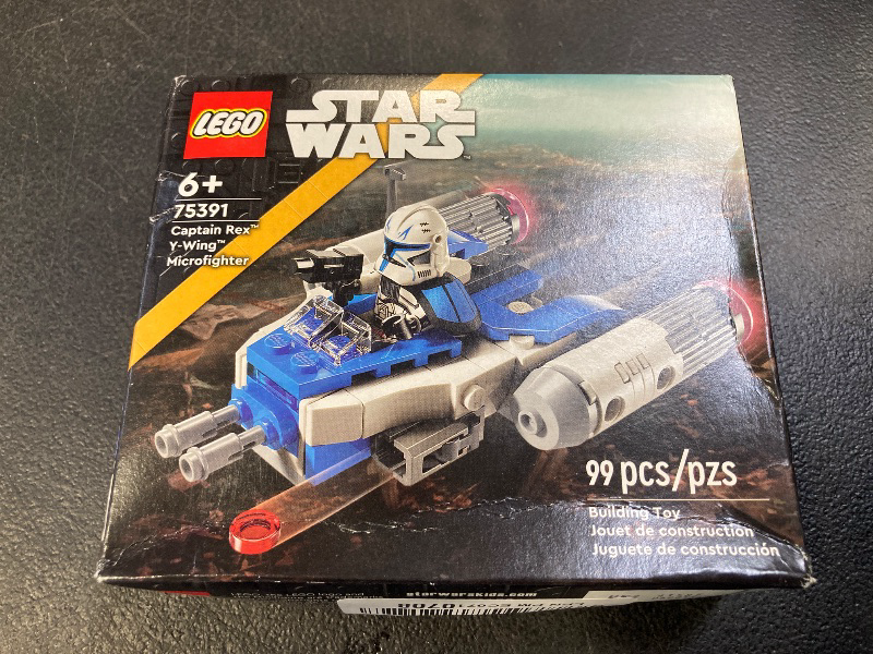 Photo 1 of LEGO Star Wars: The Clone Wars Captain Rex Y-Wing Microfighter Building Set, Collectible Star Wars Y-Wing Toy for Kids with Captain Rex Minifigure, Star Wars Gift for Boys & Girls Ages 6 and Up, 75391