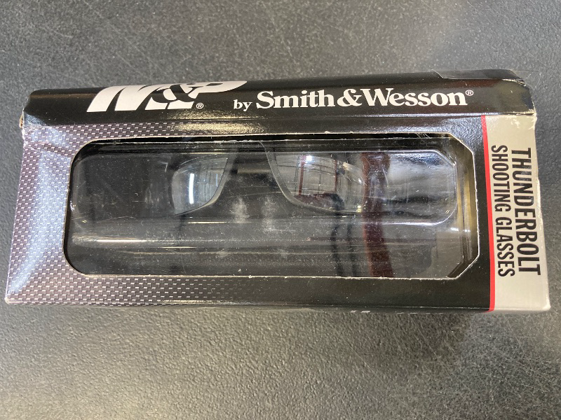 Photo 1 of Smith & Wesson M&P Thunderbolt Full Frame Shooting Glasses with Impact Resistance and Anti-Fog Lenses for Shooting, Working and Everyday Use