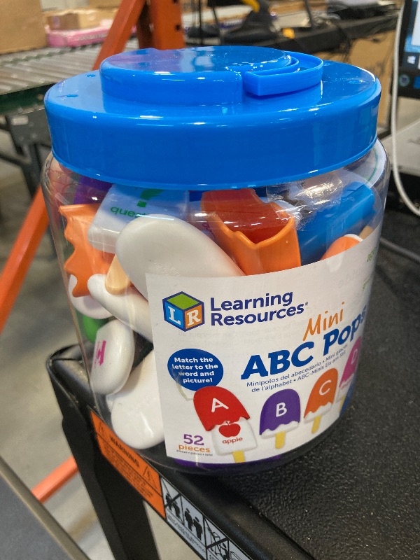 Photo 1 of Learning Resources Mini ABC Pops – Alphabet Learning Toys, ABC Puzzle, Phonics Games for Toddlers, Fine Motor Toys, Play Food Set, Preschool Learning Activities, Sensory Bin Letters, Gifts for Kids