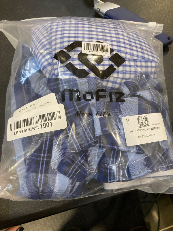 Photo 1 of MoFiz Mens Cotton Pajama Pants Lightweight Sleep Lounge Pajama Pants for Men 3 Pack Medium