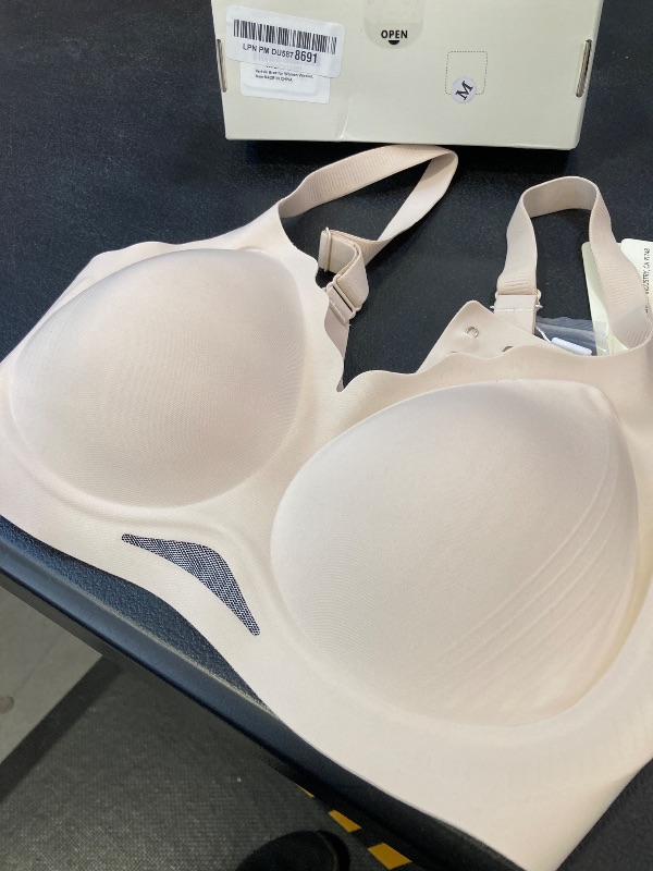 Photo 1 of Vertvie Womens Seamless Bras No Underwire Supportive Wireless Push Up Full Coverage Bralette Comfort Scalloped T-Shirt Bra Size M