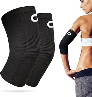 Photo 1 of Elbow Brace Compression Sleeve (1 Pair) - Instant Arm Support Elbow Sleeves for Tendonitis, Arthritis, Bursitis, Golfers & Tennis Elbow Brace, Treatment, Workouts, Weightlifting, Pain Relief, Recovery XL