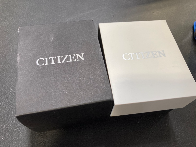 Photo 1 of Citizen Men's Classic Eco-Drive Leather Strap Watch, 3-Hand Date