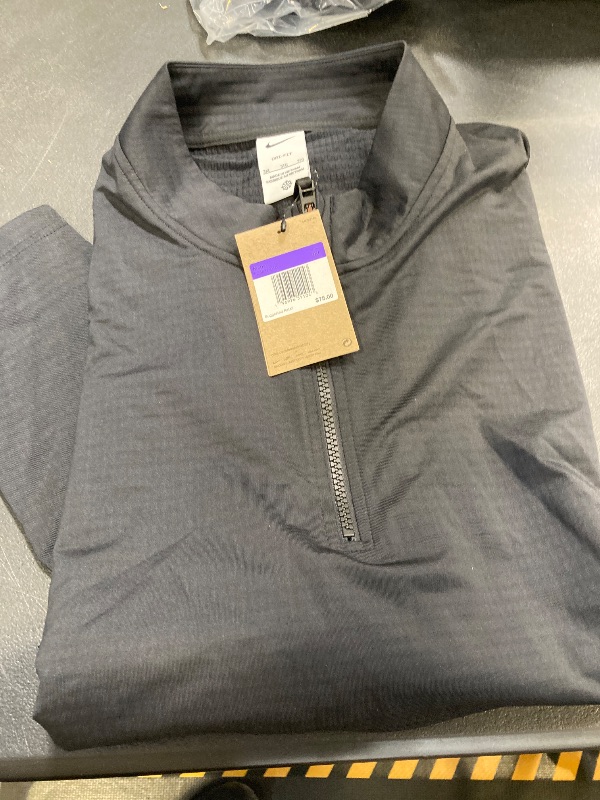 Photo 1 of Nike Men's Victory Dri-fit Half-Zip Golf Shirt - Black/white 3XL