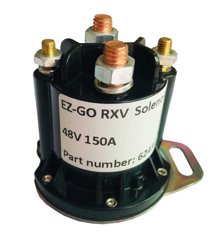 Photo 1 of BestAccess Golf Cart EZGO RXV Solenoid, 48V 150A,4 Terminal Replace OEM# 624317,649373