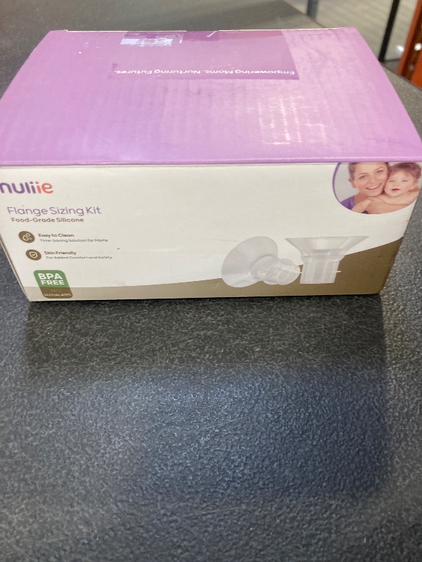 Photo 1 of Nuliie 10PCS Flange Sizing kit 16/17/18/19/20mm for 24mm Flange/Shield of Most Pumps, BPA-Free Flange Inserts, Compatible with Momcozy/Elvie/Spectra/Bellababy/TSRETE/Nuliie Breast Pumps