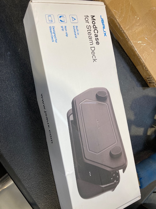 Photo 1 of JSAUX PC0104 ModCase Compatible with Steam Deck, Steam Deck Case Comprehensive Protection Include Detachable Front Shell, Body Protective Shell, Metal Bracket and Strap - Basic Set