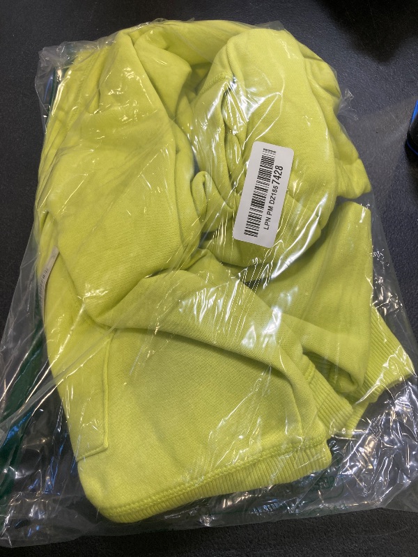 Photo 1 of Amazon Essentials Women's Regular-Fit Fleece Pullover Hoodie (Available in Plus Size), Lime Green, Medium