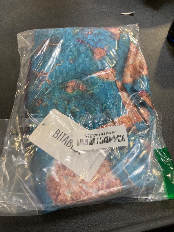 Photo 1 of Bitablue Women's Fabric-covered Buttons Crinkled Reversible Chinese Jacket (Peacock blue, X-Large)