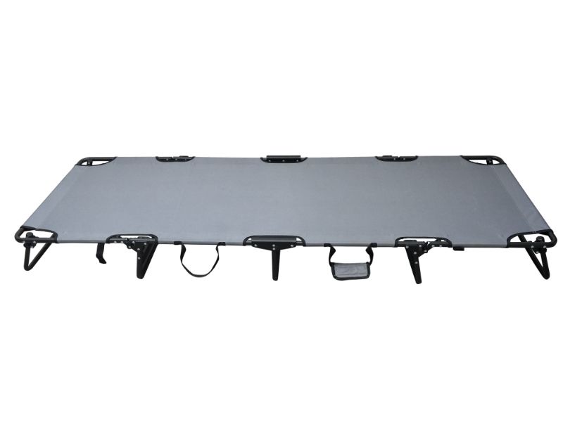 Photo 1 of Ozark Trail Camping Folding with Easy Setup Cot Gray Adult 75.6in X 25 in X 8.46in Polyester