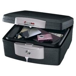 Photo 1 of SentrySafe Fire/Waterproof Chest, 0.28 Cu Ft, Gray
