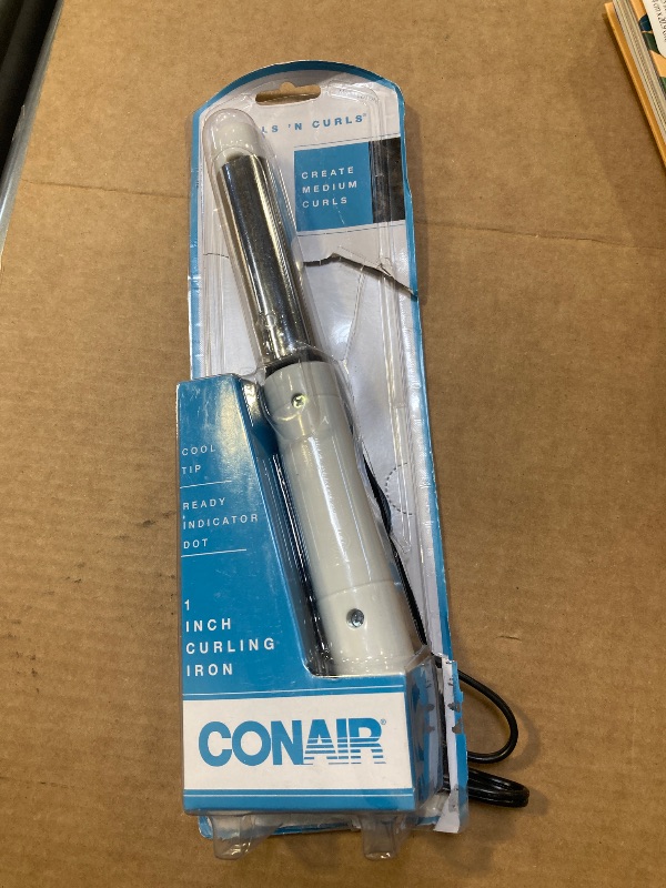 Photo 1 of Conair Curls N Curls 1 Inch Curling Iron 1 Count
