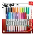 Photo 1 of Sharpie Permanent Markers, Ultra Fine Point, Assorted Colors, 24 Count