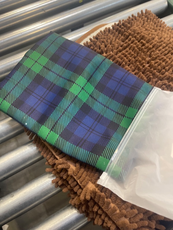 Photo 1 of Plaid shower curtain