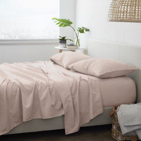 Photo 1 of Ienjoy Home Ultra Soft Flannel 4-Pc. Sheet Set, King - Blush
