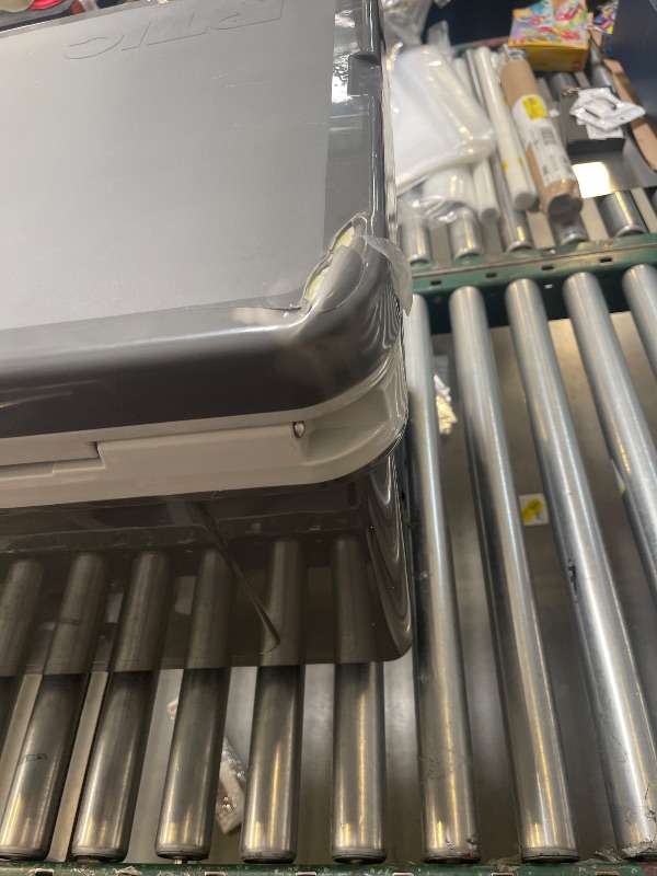 Photo 1 of RTIC 52 QT Ultra-Light Hard-Sided Ice Chest Cooler Fits 76 Cans Dark Grey & Cool Grey
