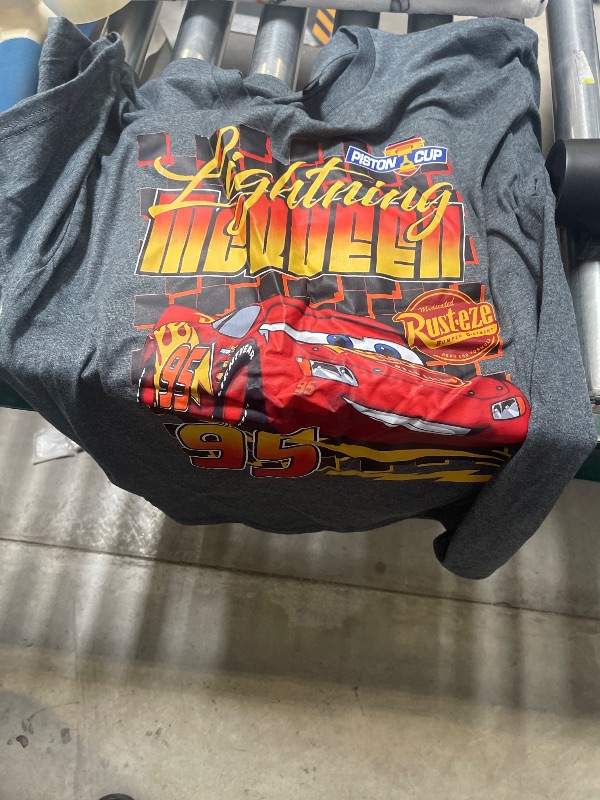 Photo 1 of Disney Cars McQueen Graphic Tee | Short Sleeve Crew Neck for Boys | Racing Theme Children's Apparel | Casual Top
  SIZE L