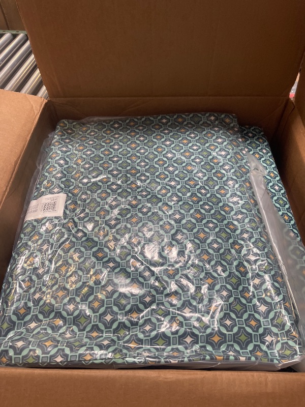 Photo 1 of Arden Outdoor Deep Seat Cushion Set, 22 in x 24 in, Weather-Proof, Rain-Proof, Fade Resistant Patio Cushion Alana Tile