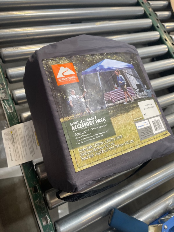 Photo 1 of Ozark Trail Slant-Leg Canopy Accessory Pack Gray (10 X 10 Slant-Leg Canopy Sold Separately)

