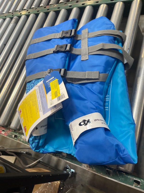 Photo 1 of X2O Universal Adult Life Vest and Jacket (30 - 50 Chest) Blue Ocean Coral Unisex
