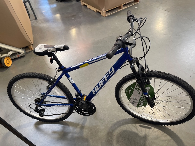Photo 1 of Huffy 26" Rock Creek Mountain Bike, Fits Riders 5'0"+, Blue, Adult, Men's
