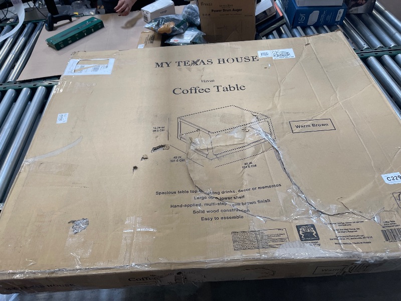 Photo 1 of My Texas House Haven Coffee Table, Living Room, Warm Brown
