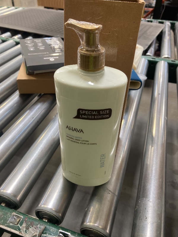 Photo 1 of AHAVA Dead Sea Water Mineral Body Lotion - Daily Moisturizing & Hydrating Body Lotion with Osmoter, Exclusive blend of Dead Sea Minerals & Botanical Extracts, Original, 24 Fl.Oz (Packaging May Vary)