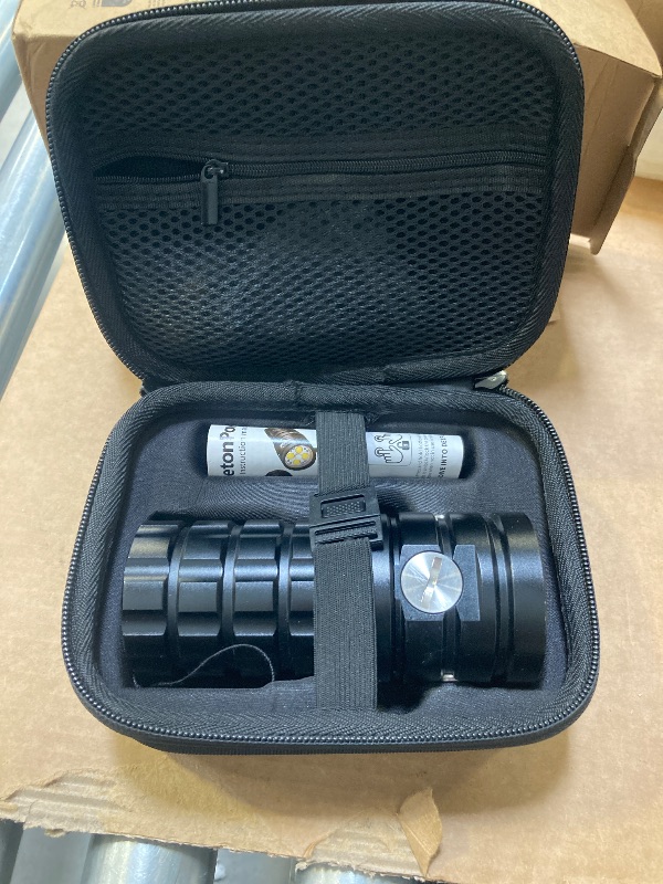 Photo 1 of LetonPower Turbo S Pro Dive Light, 13000Lumens 100m Underwater Video Light,Diving Flashlight,Waterproof Flashlight with Type-C Charging for Professional Under Water Sports