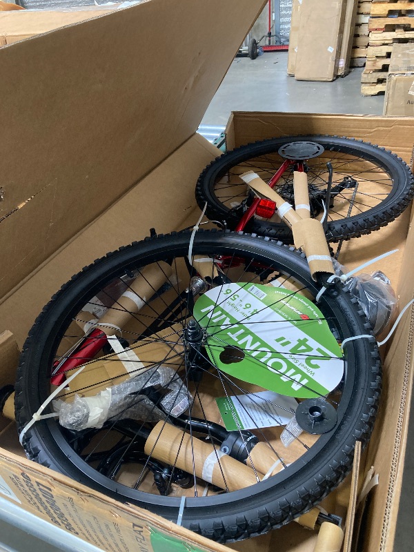 Photo 1 of 24 Hyper Bicycle Shocker Mountain Bike Youth Ages 13+ Red and Black
