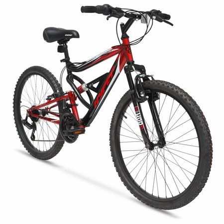 Photo 1 of 24 Hyper Bicycle Shocker Mountain Bike Youth Ages 13+ Red and Black
