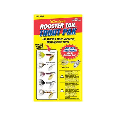 Photo 1 of Worden S 1/16oz Rooster Tail Trout Pak Box Kit with Storage Box
