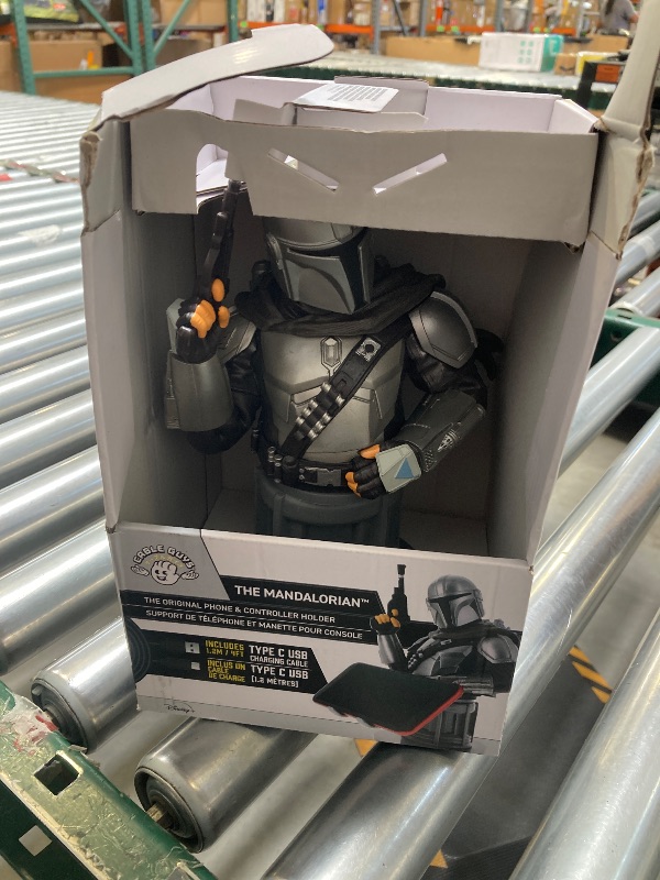 Photo 1 of Exquisite Gaming: Star Wars: The Mandalarian - Original Mobile Phone & Gaming Controller Holder, Device Stand, Cable Guys, Licensed Figure