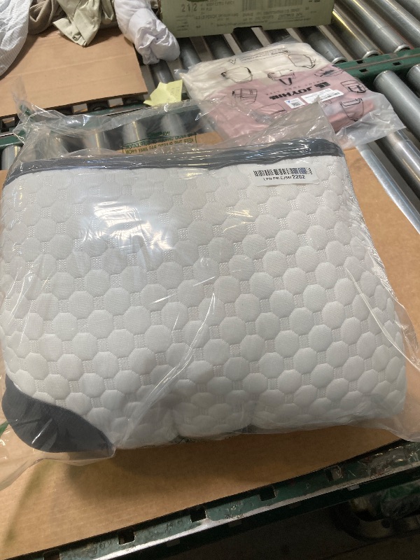 Photo 1 of PainEase Neck and Shoulder Pillows, Sleep Massage Pillow core, Ergonomic Neck Support, Suitable for Side Back Stomach Pillows and Pillowcases 19X29 Inch 1pc