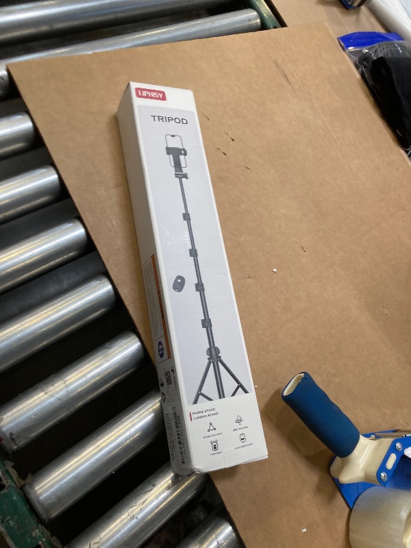 Photo 1 of Liphisy 64” Tripod for Cell Phone & Camera, Phone Tripod with Remote and Phone Holder, Sturdy & Stable Height Adjustable Multi-Angle Shot Selfie Stick Tripod for Video Recording