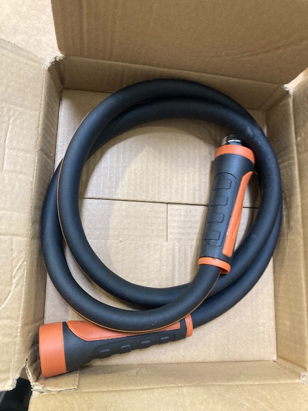Photo 1 of Giraffe Tools Garden Leader Hose 5/8 inch x 5ft, Short Water Hose Heavy Duty, Flexible, Lightweight Hybrid Hose with Swivel Handle, Male to Female Fittings