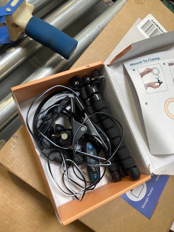 Photo 1 of Video Conference Lighting Kit, Ring Light Clip on Laptop Monitor with 5 Dimmable Color & 5 Brightness Level for Webcam Lighting/Zoom Lighting/Remote Working/Self Broadcasting and Live Streaming, etc.