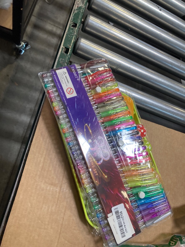 Photo 1 of TANMIT Glitter Gel Pens, 33 Colors Neon Glitter Pens Set Gel Art Markers with 40% More Ink for Adult Coloring Books, Drawing, Journaling, Doodling