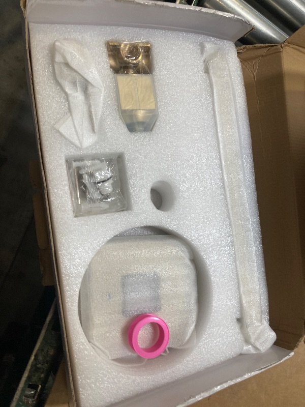 Photo 1 of Brushed Gold Shower Faucet GGStudy Single Function Shower Trim Kit with Rough-in Valve Shower Set Bath Rainfall Shower Faucet System 10 inch Square Stainless Steel Metal Shower Head
