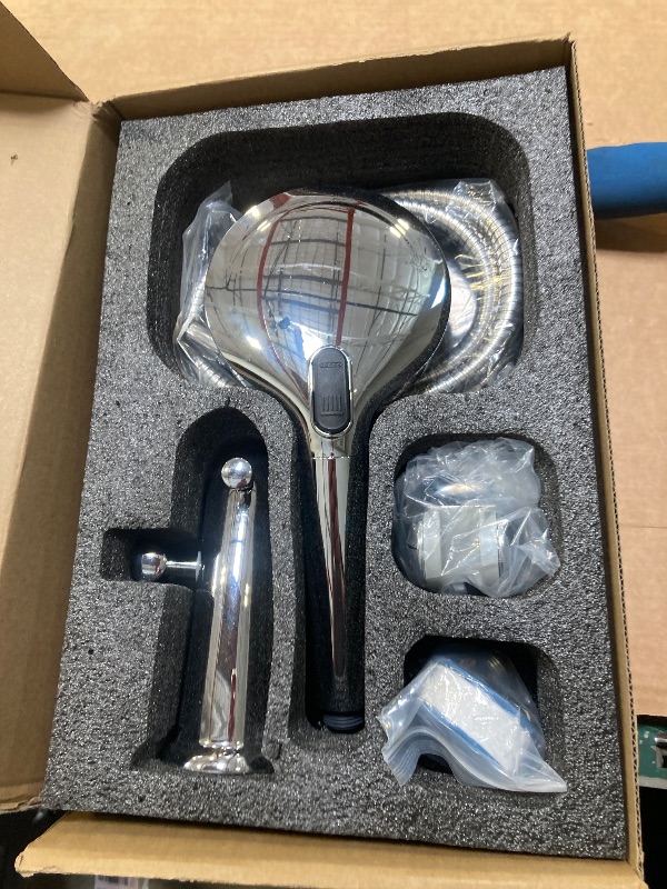 Photo 1 of All Metal Slip-On Tub Spout with Diverter, High Pressure 10 Settings Hand Held Shower, Bathtub Faucet with Sprayer Chrome