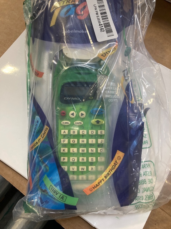 Photo 1 of DYMO 91344 Grape Translucent LetraTag Labelmaker