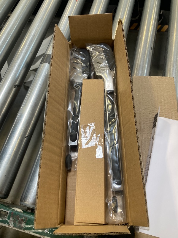 Photo 1 of Henning Lee Set of 2 9" and 12" Locking Tongs, Black
