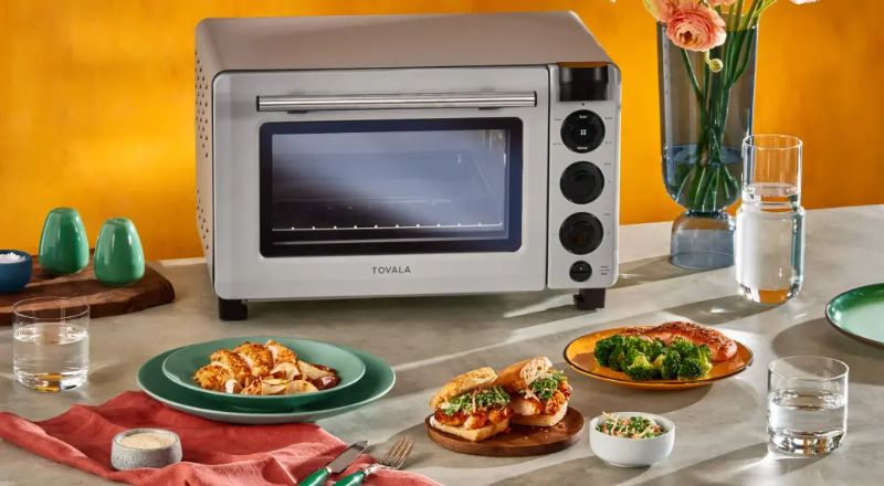 Photo 1 of Tovala Smart Oven, 5-in-1 Air Fryer Oven Combo -Air Fry,Toast,Bake,Broil, and Reheat-Smartphone Controlled Countertop Convection

